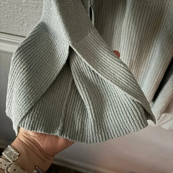 Free People | bell sleeve | tunic | cross front | long sleeve sweater | small - Picture 7 of 13